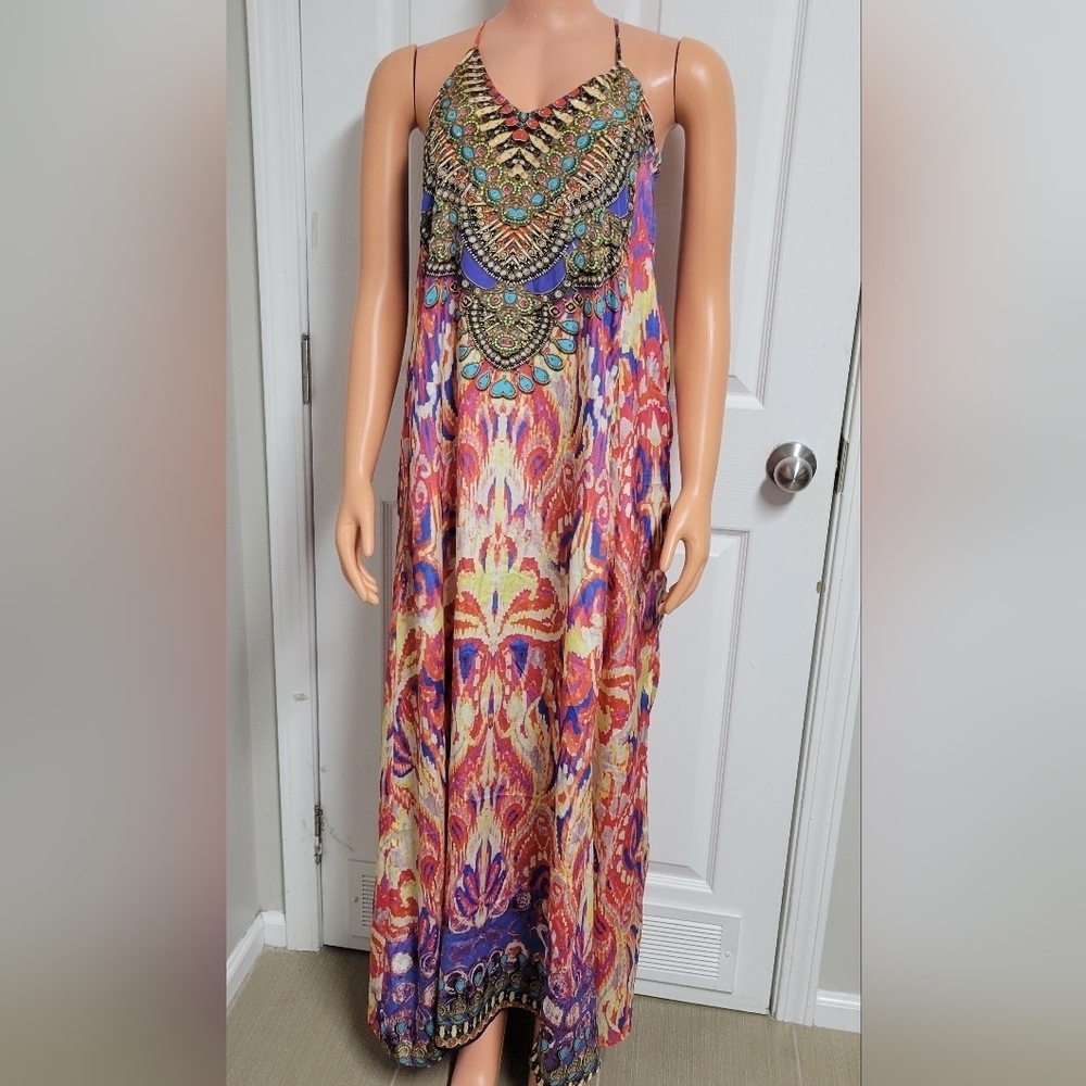 True Colors By La Moda Clothing Maxi Dress Coverup.